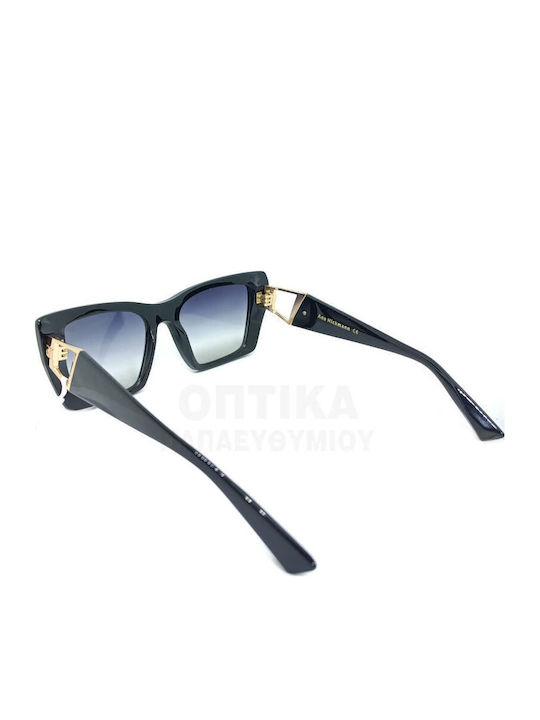 Ana Hickmann Women's Sunglasses with Black Plastic Frame and Gray Gradient Lens AH9395 A01