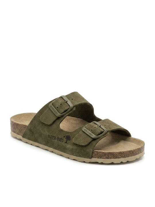 Leather Women's Anatomic Sandals Khaki