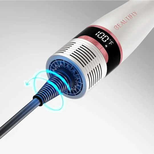 Beautifly Curlspin Ceramic Electric Hair Brush with Air for Hair Straightening and Curls 1400W