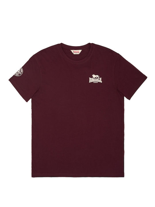 Lonsdale Warlingham T-Shirt Burgundy