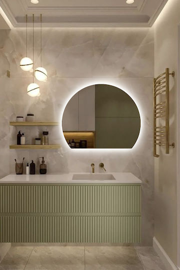SteweHome STE-008227-V9461-129251 Καθρέπτης Led 45x50cm Λευκός SteweHome STE-008227-V9461-129251 Καθρέπτης Led 45x50cm Λευκός