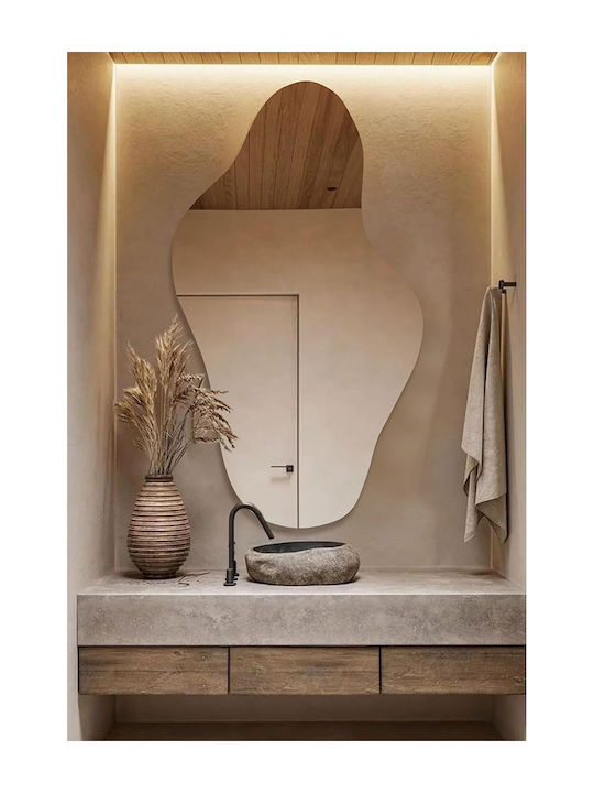 SteweHome Καθρέπτης Μπάνιου Led 30x60cm Λευκός