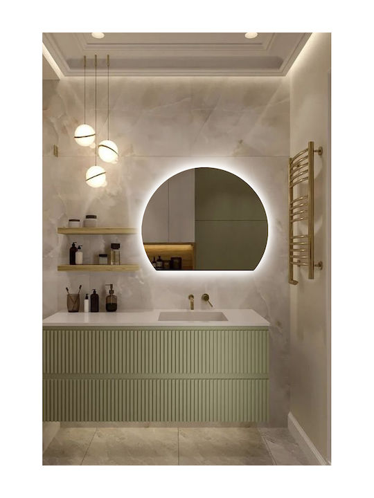 SteweHome Bathroom Mirror Led 65x70cm White