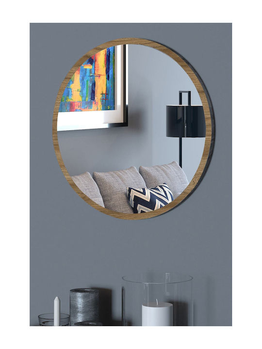 SteweHome SteweHome Rund Badezimmerspiegel aus Spanplatte 46x46cm
