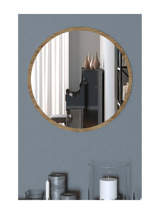 SteweHome SteweHome Rund Badezimmerspiegel aus Spanplatte 46x46cm