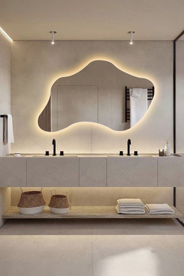 SteweHome STE-021142-V42271-129836 Καθρέπτης Led 80x130cm Κίτρινο SteweHome STE-021142-V42271-129836 Καθρέπτης Led 80x130cm Κίτρινο