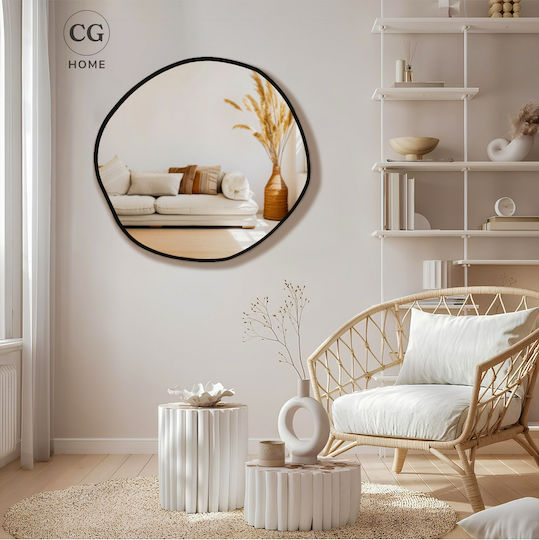 SteweHome MDF Badezimmerspiegel 80x80cm Gold