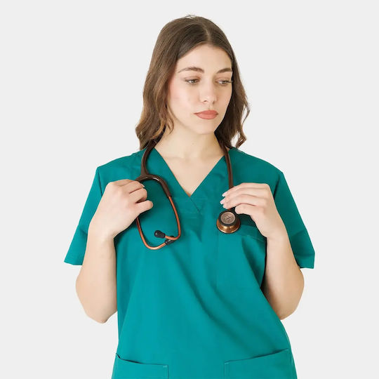 Dr. Scrub Unisex Ιατρική Μπλούζα Πράσινη