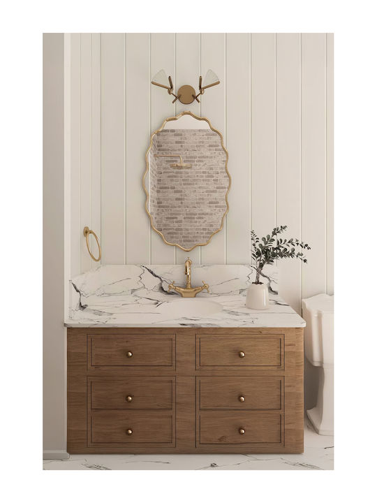 SteweHome Bathroom Mirror 65x40cm Silver
