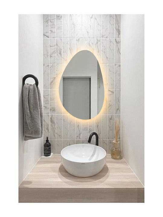 SteweHome Badezimmerspiegel 50x75cm Gelb