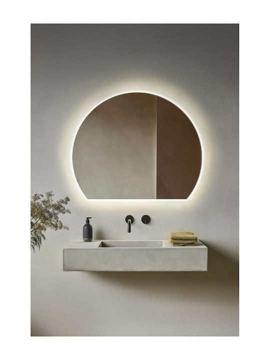SteweHome Bathroom Mirror Led 35x40cm Yellow