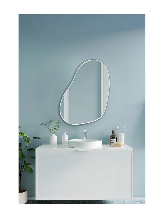 SteweHome Bathroom Mirror Made of MDF 55x70cm Bronze