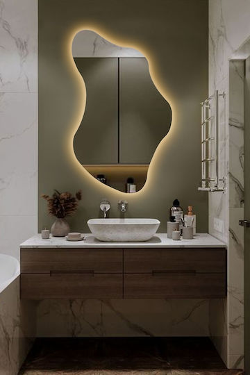 SteweHome STE-009982-V9775-129788 Καθρέπτης Led 35x60cm Λευκός SteweHome STE-009982-V9775-129788 Καθρέπτης Led 35x60cm Λευκός
