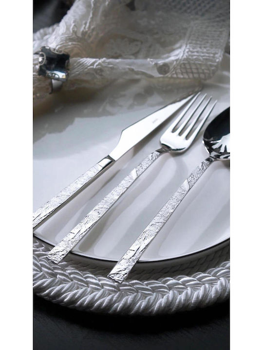 SteweHome Cutlery Set Stainless Steel Silver 72 Pieces
