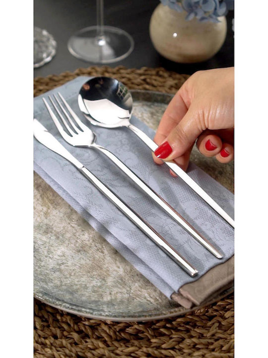 SteweHome Cutlery Set Stainless Steel Silver 5 Pieces