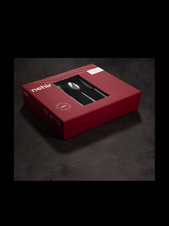 SteweHome Cutlery Set Stainless Steel Gray 84 Pieces