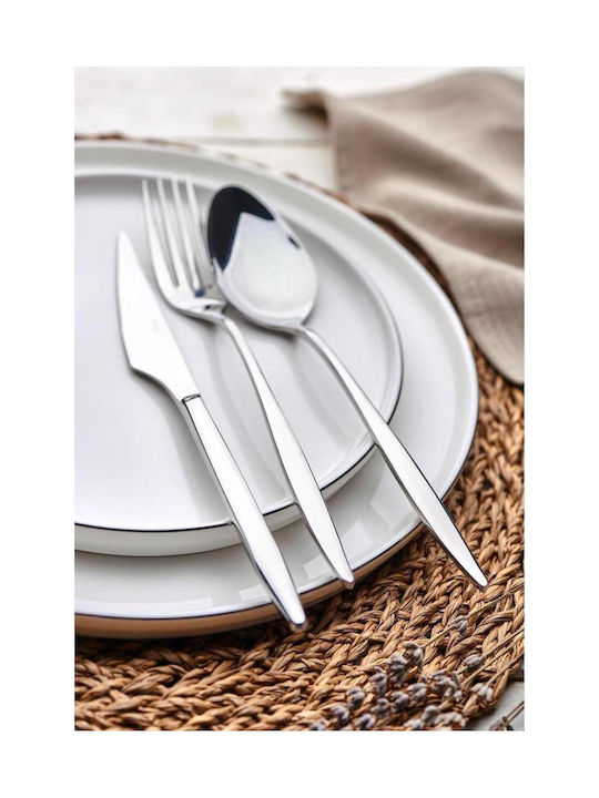 SteweHome Cutlery Set Stainless Steel Pink 24 Pieces