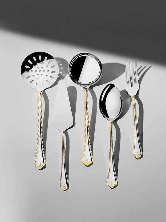 SteweHome Cutlery Set Stainless Steel Blue 89 Pieces