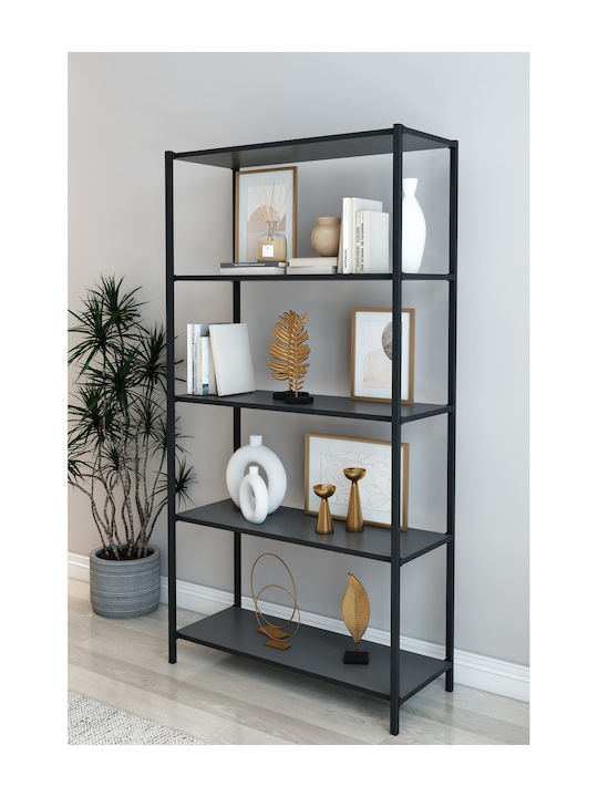 Βιβλιοθήκη Γκρι 50x24x150εκ.