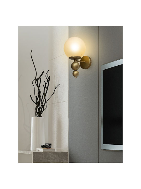 SteweHome Moderner Wandleuchte mit E27 Fassung Schwarz