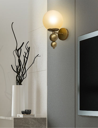 SteweHome Moderner Wandleuchte mit E27 Fassung Schwarz
