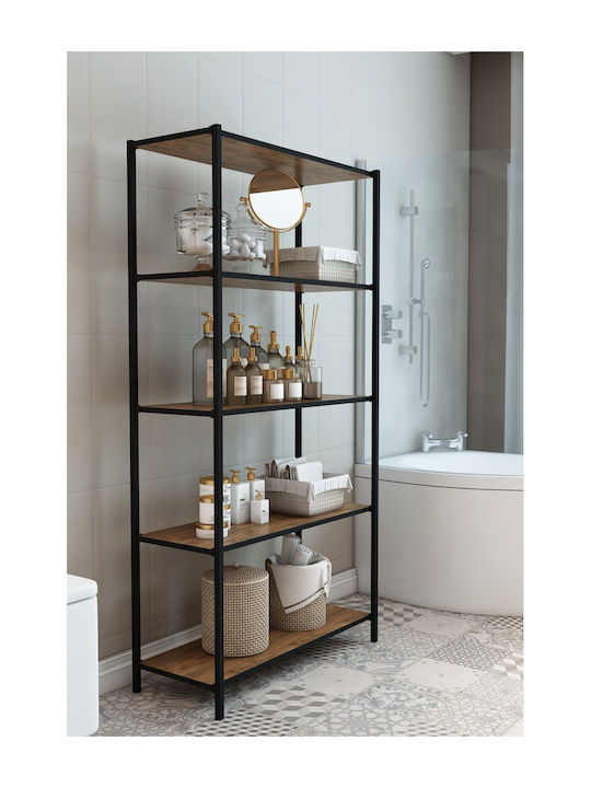 Beige Bookcase 50x24x150cm