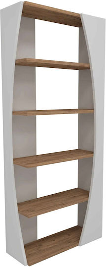 Bücherregal Weiß 150x23.8x25cm