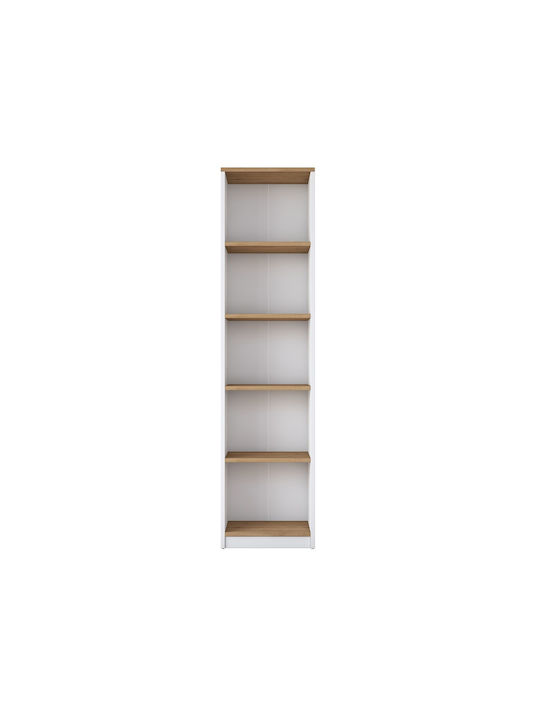 Βιβλιοθήκη Λευκή 40x25x161.8εκ.