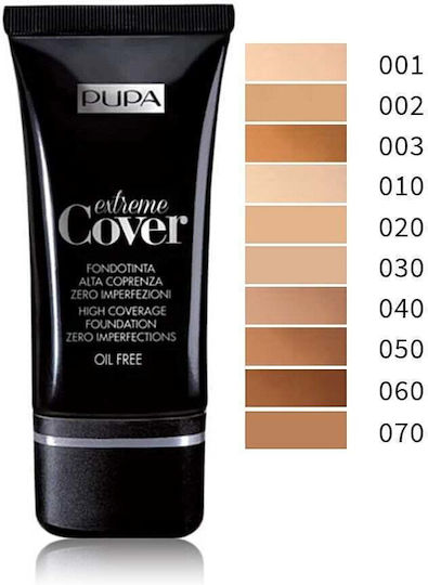 Pupa Extreme Cover Лилаво/бяло SPF15 Zero Imperfections 30мл