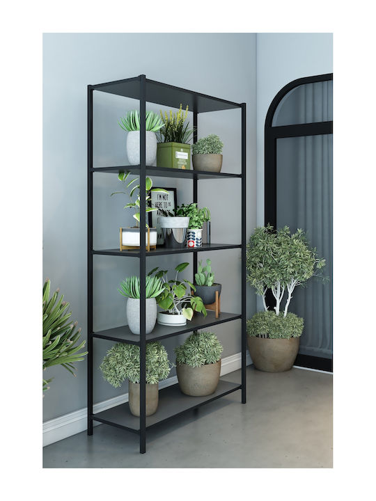 Gray Bookcase 50x24x150cm