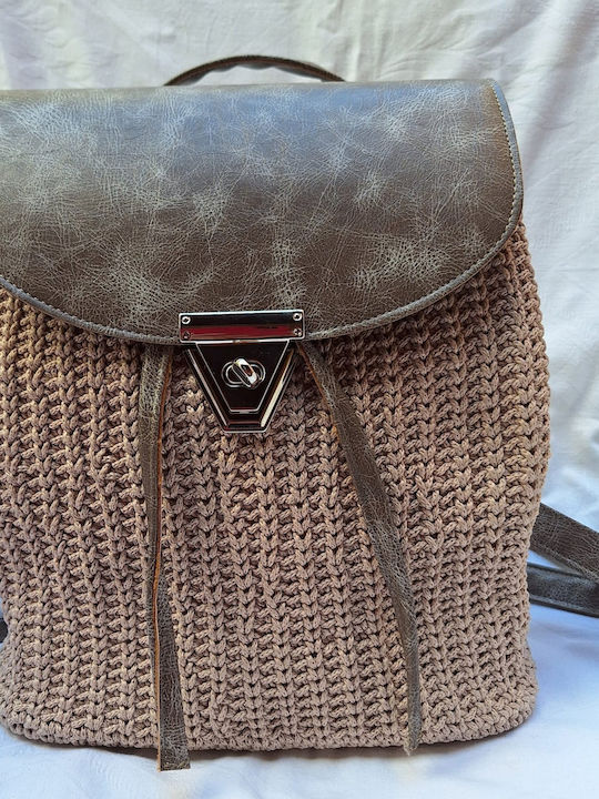 Rucksack Damen Handtaschen Beige