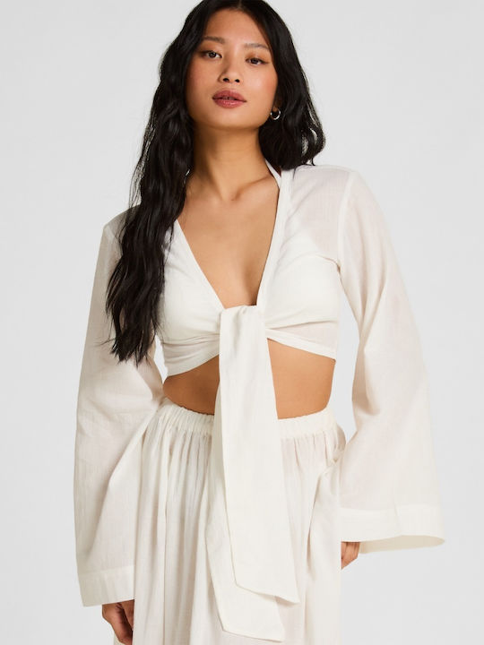 Hunkemöller Τοπ Παραλίας Λευκό
