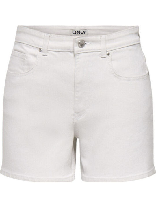 Women's Jean Shorts White Denim