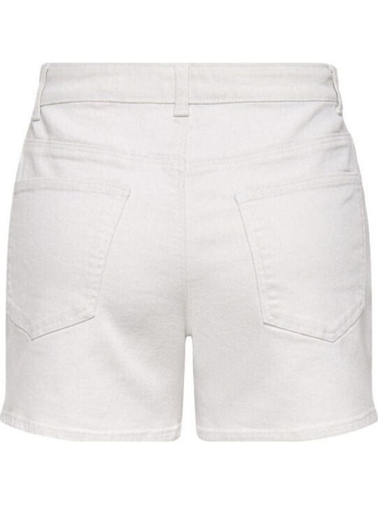Women's Jean Shorts White Denim