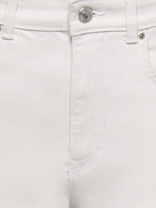 Women's Jean Shorts White Denim
