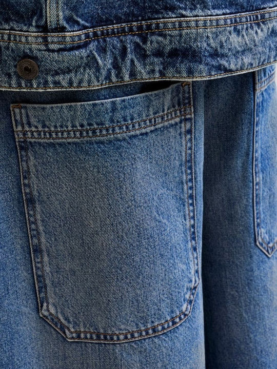 Herren Shorts Denim Blau