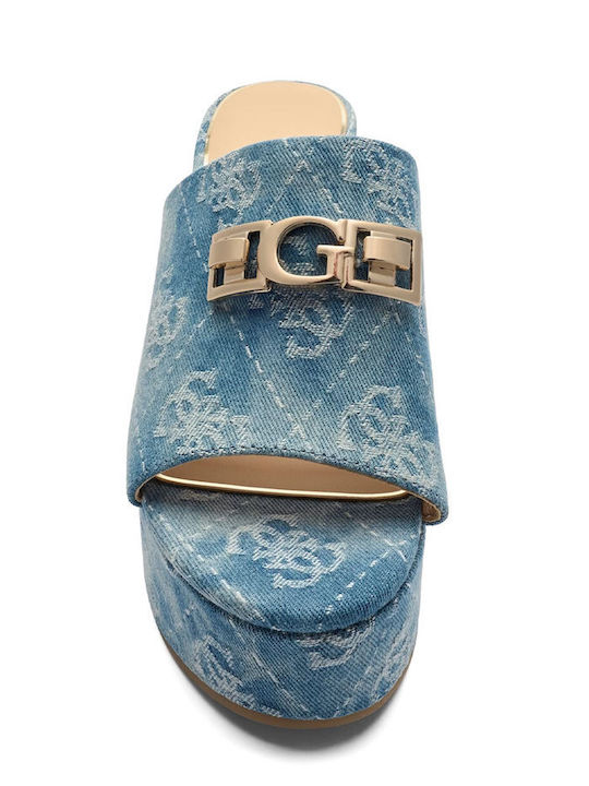 Summer Women's Platforms Blue