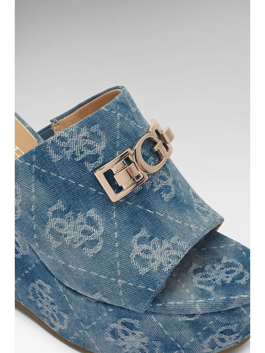 Summer Women's Platforms Blue
