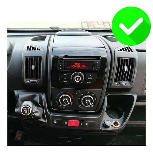 Carmedia Автомобилна Аудио Система За Peugeot Boxer Fiat Ducato Citroen Jumper 2006-2021 Bluetooth USB Вграден Wi-Fi GPS Apple CarPlay Android Auto С Touch Screen 9"
