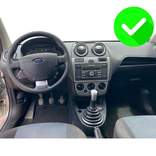Carmedia Ηχοσύστημα Αυτοκινήτου για Ford Fiesta 2005-2008 (Bluetooth/USB/WiFi/GPS/Apple-Carplay/Android-Auto) με Οθόνη Αφής 9"