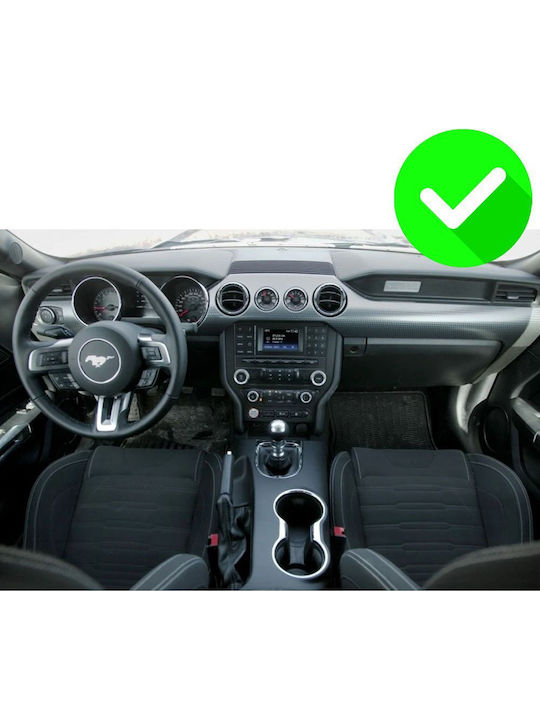 Carmedia Car Audio System for Ford Mustang 2015-2020 Bluetooth USB WiFi GPS Apple CarPlay Android Auto with 9" Touch Screen