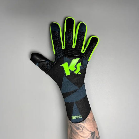 KEEPERsport Γάντια Τερματοφύλακα Ενηλίκων Μαύρα