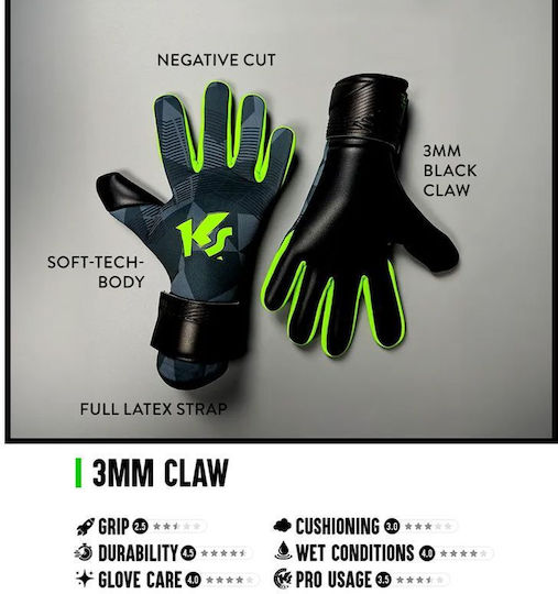 KEEPERsport Torwarthandschuhe Erwachsene Schwarz