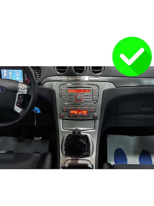 Carmedia Car Audio System for Ford S-Max 2006-2014 with Clima Bluetooth USB Wi-Fi GPS Apple CarPlay Android Auto with 9-Inch Touch Screen