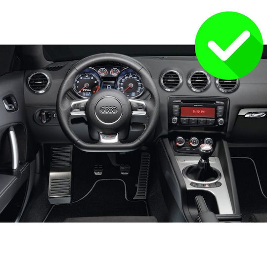 Carmedia Ηχοσύστημα Αυτοκινήτου για Audi TT 2007-2015 (Bluetooth/USB/WiFi/GPS/Apple-Carplay/Android-Auto) με Οθόνη Αφής 9"