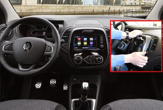 Carmedia Car Audio System for Renault Captur 2013-2019 with A/C Bluetooth USB WiFi GPS Apple CarPlay Android Auto with 9" Touch Screen