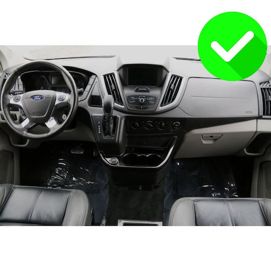 Carmedia Auto-Audiosystem Für Ford Transit 2014-2020 Mit Touchscreen 9" Bluetooth USB Eingebautes Wi-Fi GPS Apple CarPlay Android Auto