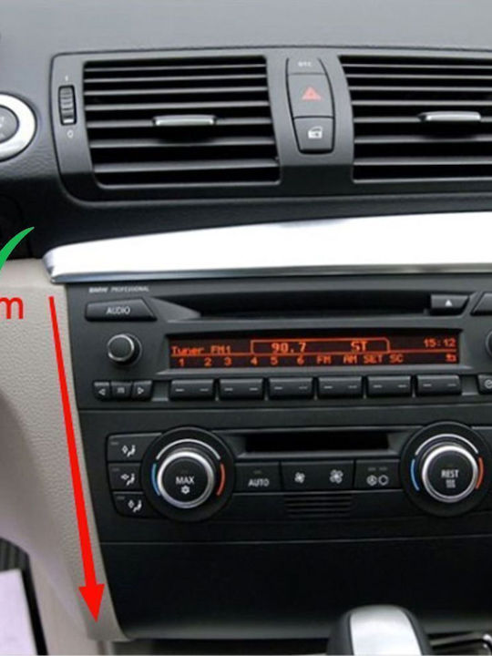 Carmedia Car Audio System for BMW Series 1 2004-2013 with A/C (Bluetooth/USB/WiFi/GPS/Apple CarPlay/Android Auto) with 9" Touch Screen