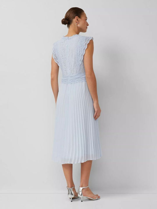 Summer Midi Dress Light Blue