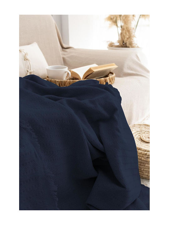 SteweHome SteweHome Dreisitzer-Sofa Wurf 180x315cm Blau